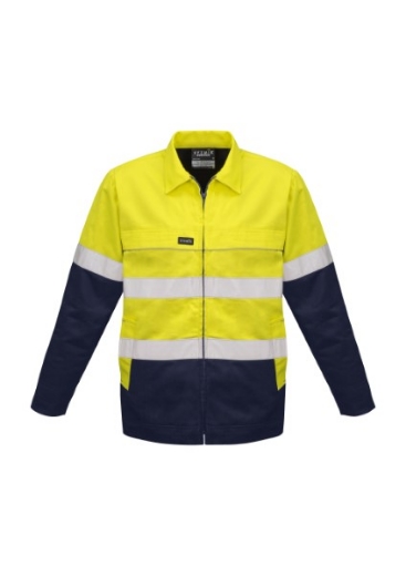 Picture of Syzmik Cotton Drill Jacket with 2 Hoop Reflective Tape