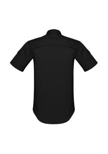 Picture of Syzmik Mens Rugged Cooling Shirt 100% Cotton Ripstop Short Sleeve