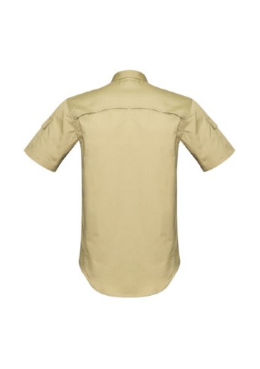 Picture of Syzmik Mens Rugged Cooling Shirt 100% Cotton Ripstop Short Sleeve