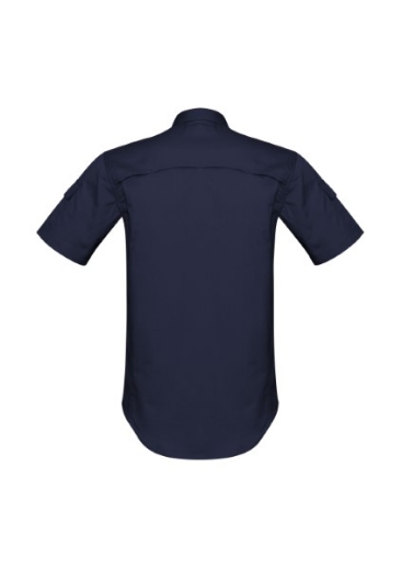 Picture of Syzmik Mens Rugged Cooling Shirt 100% Cotton Ripstop Short Sleeve