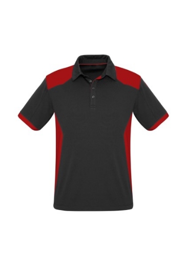Picture of Biz Collection Mens Rival Polo Shirt 100% Polyester Micro Interlock