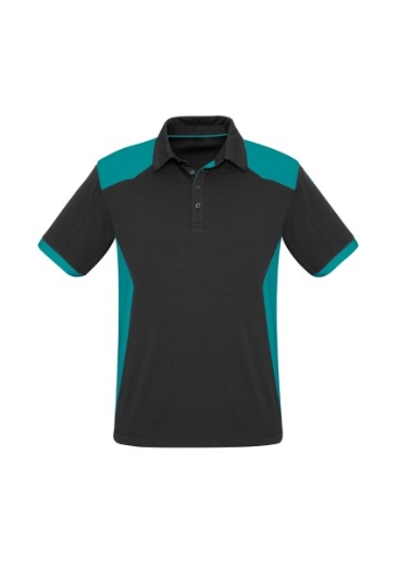 Picture of Biz Collection Mens Rival Polo Shirt 100% Polyester Micro Interlock