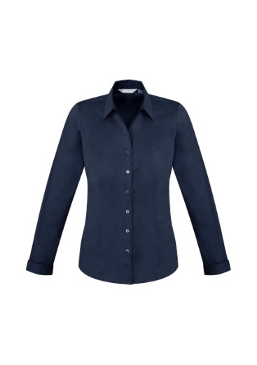 Picture of Biz Collection Ladies Monaco Shirt Long Sleeve Cotton Rich