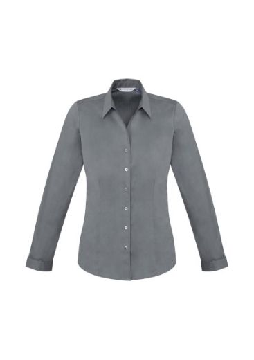 Picture of Biz Collection Ladies Monaco Shirt Long Sleeve Cotton Rich