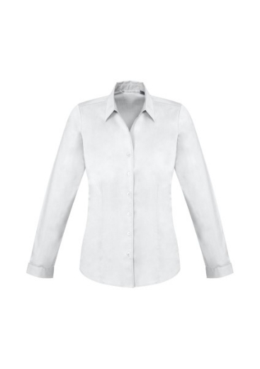 Picture of Biz Collection Ladies Monaco Shirt Long Sleeve Cotton Rich
