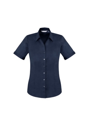 Picture of Biz Collection Ladies Monaco Shirt Short Sleeve Cotton Rich