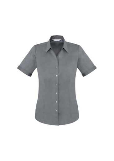 Picture of Biz Collection Ladies Monaco Shirt Short Sleeve Cotton Rich