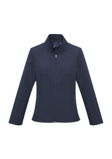 Picture of Biz Collection Ladies Apex Lightweight Soft Shell Jacket 100% polyester outer bonded fleece inner