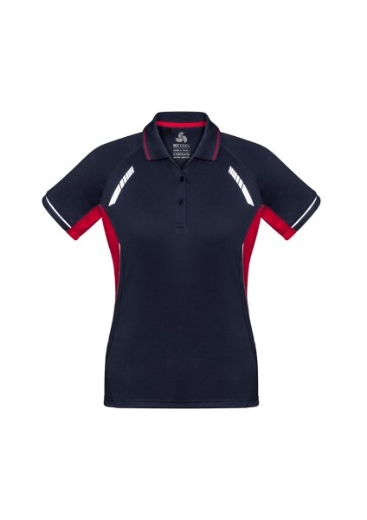 Picture of Biz Collection Ladies Renegade Polo Shirt 100% Bizcool breathable polyester