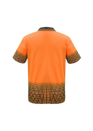 Picture of Syzmik Mens Tracks Polo Shirt 100% Polyester Short Sleeve