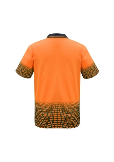 Picture of Syzmik Mens Tracks Polo Shirt 100% Polyester Short Sleeve