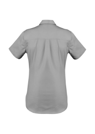 Picture of Syzmik Ladies Light Weight Tradie Shirt 100% Cotton Short Sleeve