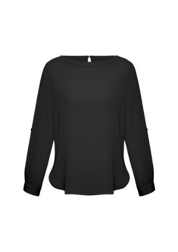 Picture of Biz Collection Ladies Madison Boatneck Blouse