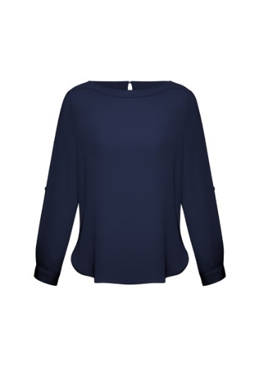 Picture of Biz Collection Ladies Madison Boatneck Blouse
