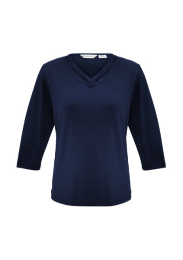 Picture of Biz Collection Ladies Lana Top 3/4 Sleeve