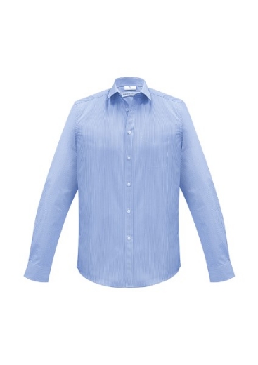 Picture of Biz Collection Mens Euro Shirt Long Sleeve Easy Care 65% Polyester 35% Cotton