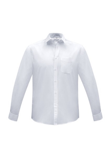 Picture of Biz Collection Mens Euro Shirt Long Sleeve Easy Care 65% Polyester 35% Cotton