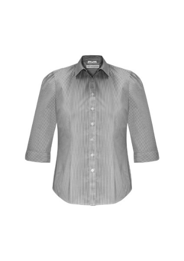 Picture of Biz Collection Ladies Euro Shirt 3/4 Sleeve Easy Care 65% Polyester 35% Cotton
