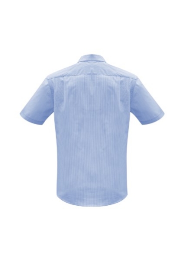 Picture of Biz Collection Mens Euro Shirt Short Sleeve Easy Care 65% Polyester 35% Cotton
