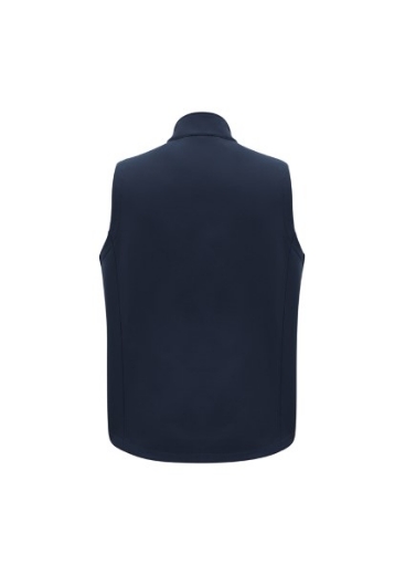 Picture of Biz Collection Mens Apex Lightweight Soft Shell Vest 100% polyester outer bonded fleece inner