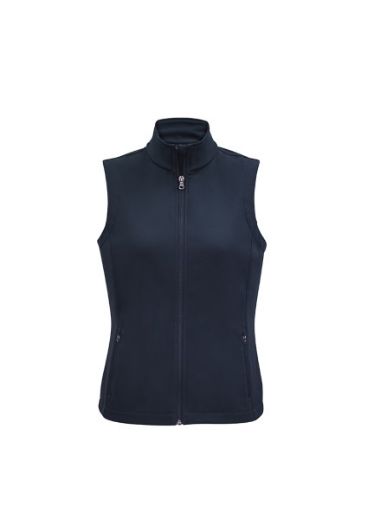 Picture of Biz Collection Ladies Apex Lightweight Soft Shell Vest 100% polyester outer bonded fleece inner
