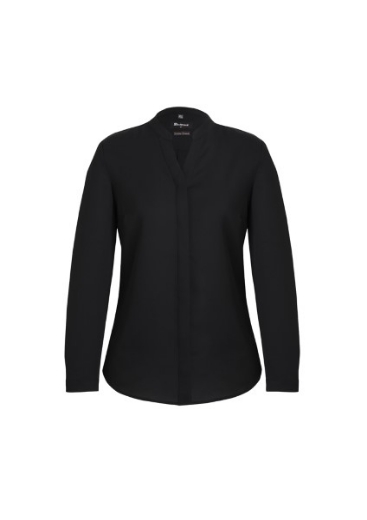 Picture of Biz Corporates Ladies Juliette Plain Shirt Long Sleeve 100% Polyester