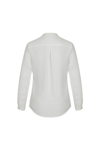 Picture of Biz Corporates Ladies Juliette Plain Shirt Long Sleeve 100% Polyester