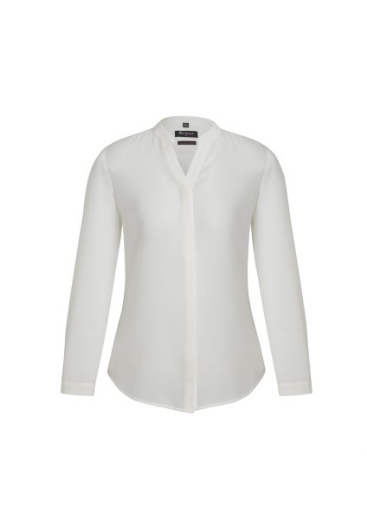 Picture of Biz Corporates Ladies Juliette Plain Shirt Long Sleeve 100% Polyester