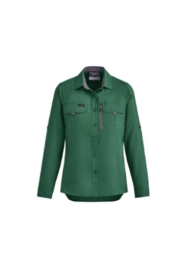 Picture of Syzmik Ladies Outdoor Shirt Polyester Ripstop Long Sleeve