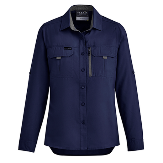 Picture of Syzmik Ladies Outdoor Shirt Polyester Ripstop Long Sleeve