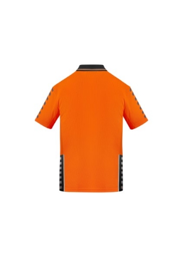 Picture of Syzmik Mens Komodo Polo Shirt 88% Polyester 12% Elastane Mesh Short Sleeve