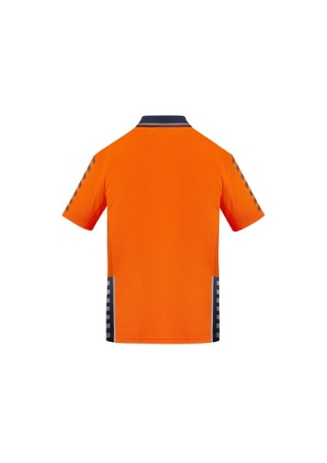 Picture of Syzmik Mens Komodo Polo Shirt 88% Polyester 12% Elastane Mesh Short Sleeve