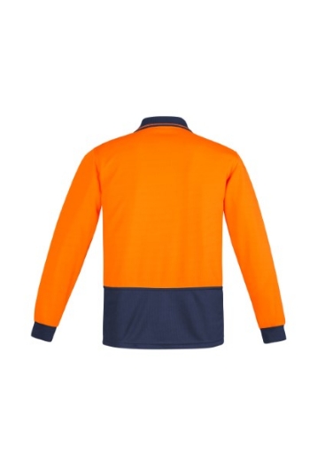 Picture of Syzmik Mens Comfort Back Polo Shirt Long Sleeve