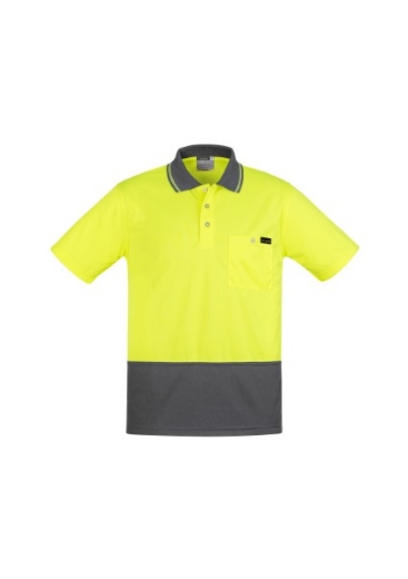 Picture of Syzmik Mens Comfort Back Polo Shirt Short Sleeve