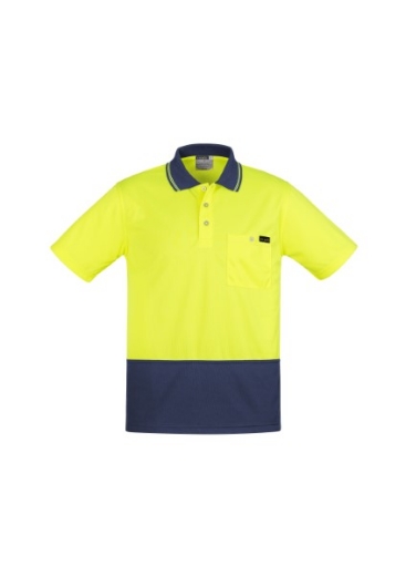 Picture of Syzmik Mens Comfort Back Polo Shirt Short Sleeve