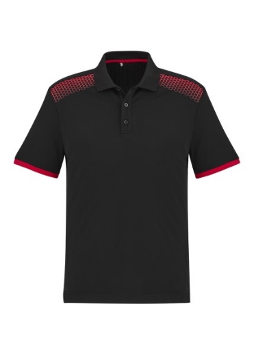 Picture of Biz Collection Mens Galaxy Polo Shirt 100% Bizcool breathable polyester
