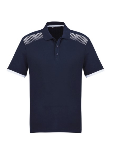 Picture of Biz Collection Mens Galaxy Polo Shirt 100% Bizcool breathable polyester