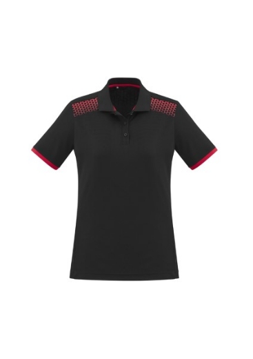 Picture of Biz Collection Ladies Galaxy Polo Shirt 100% Bizcool breathable polyester