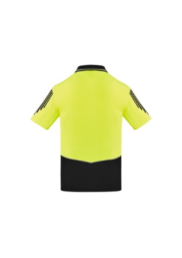 Picture of Syzmik Mens Flux Polo Shirt 100% Polyester Short Sleeve