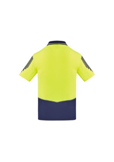 Picture of Syzmik Mens Flux Polo Shirt 100% Polyester Short Sleeve