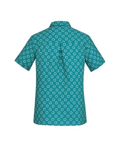 Picture of Bizcare Ladies Daisy Print Shirt Short Sleeve