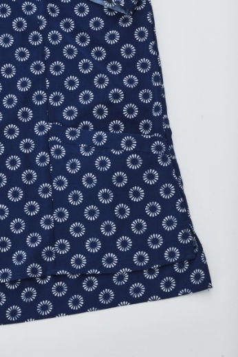 Picture of Bizcare Ladies Daisy Print Tunic Short Sleeve