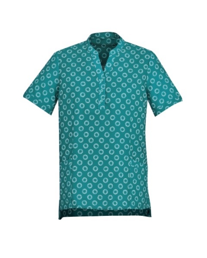 Picture of Bizcare Ladies Daisy Print Tunic Short Sleeve