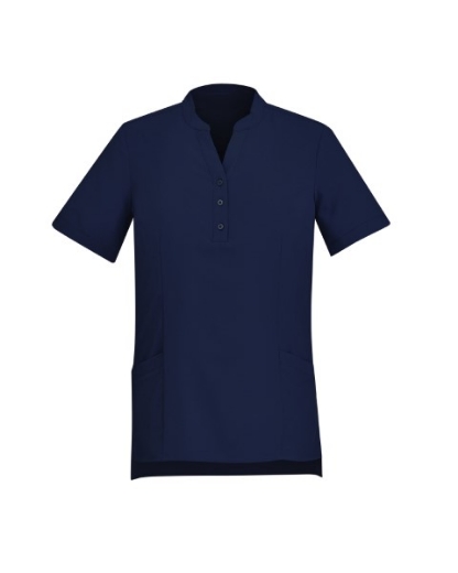 Picture of Bizcare Ladies Easy Stretch Plain Tunic Short Sleeve