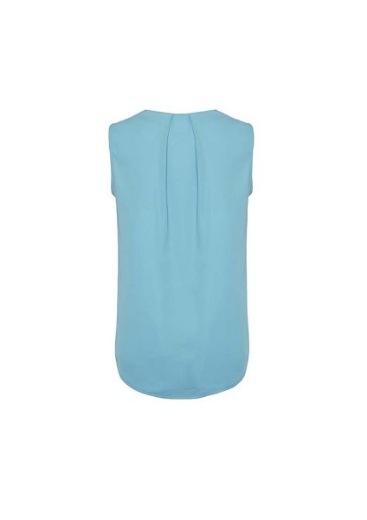Picture of Biz Corporates Ladies Estelle Sleeveless Pleat Blouse