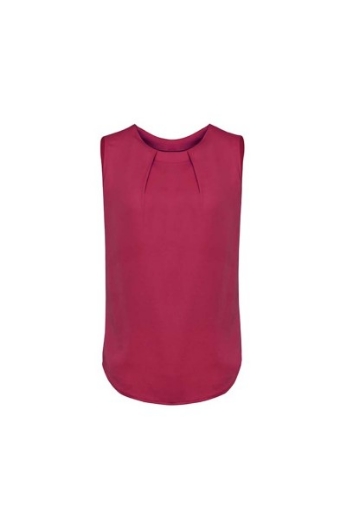 Picture of Biz Corporates Ladies Estelle Sleeveless Pleat Blouse