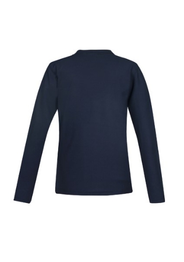 Picture of Biz Collection Ladies Long Sleeve Crew Polo Shirt 65% Polyester 35% Cotton