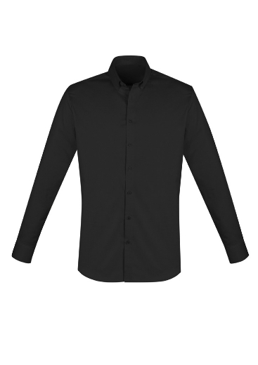 Picture of Biz Collection Mens Camden Shirt Long Sleeve Easy Care Stretch Oxford