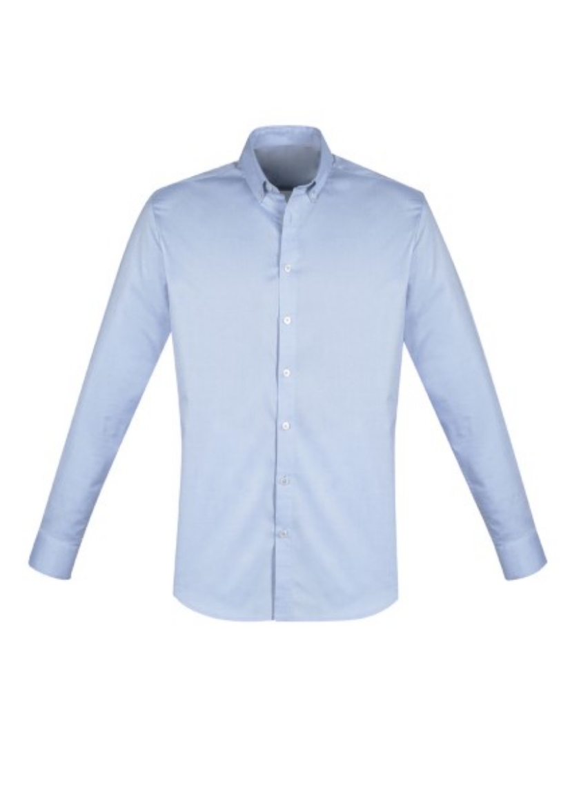 Picture of Biz Collection Mens Camden Shirt Long Sleeve Easy Care Stretch Oxford