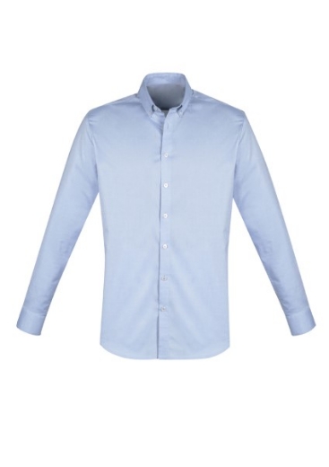 Picture of Biz Collection Mens Camden Shirt Long Sleeve Easy Care Stretch Oxford